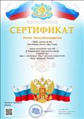 Сертификат за создание персонального мини- сайта на Международном портале "Солнечный свет", 06.11.2017 год Сертификат за создание персонального мини- сайта на Международном портале "Солнечный свет", 06.11.2017 год